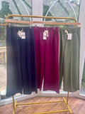 Wide leg trousers