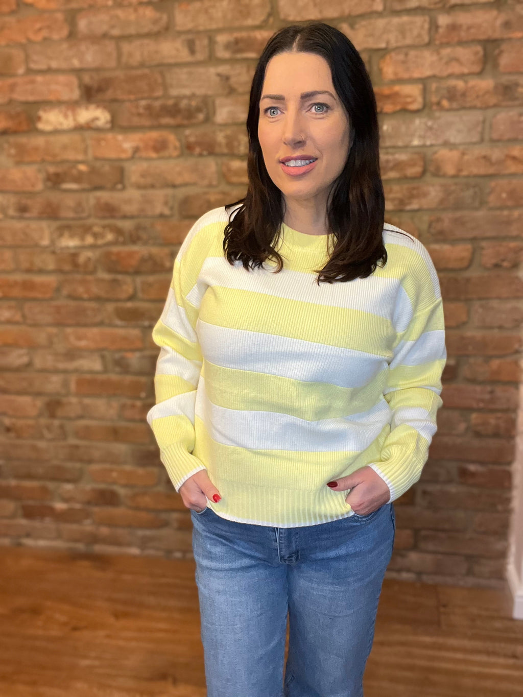 Stripped jumper