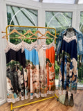 Long silk cami dress