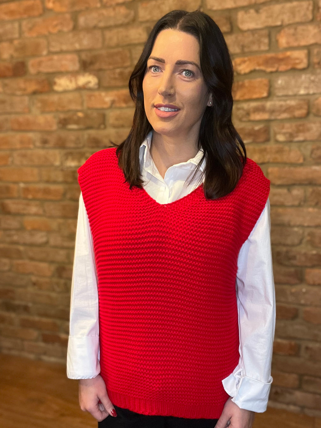 Knitted vest