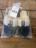 Black slippers