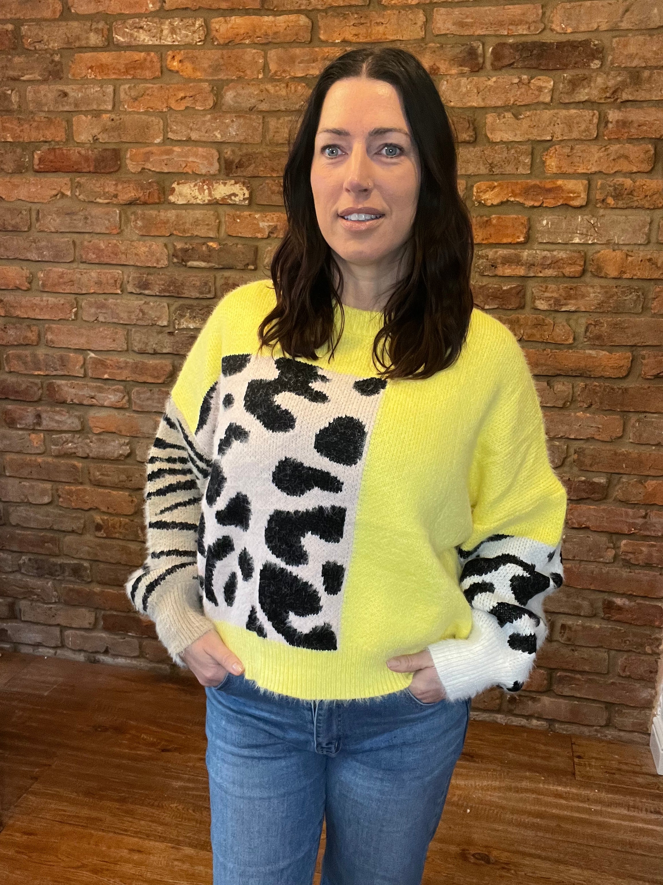 Multi coloured jumpers