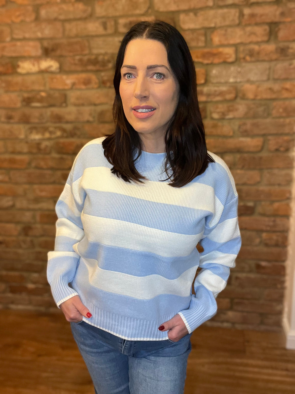 Stripped jumper