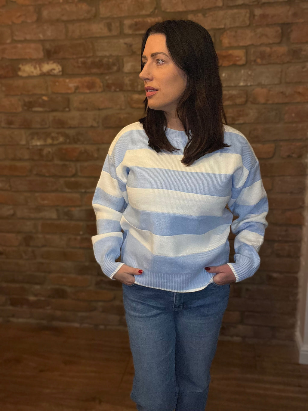 Stripped jumper