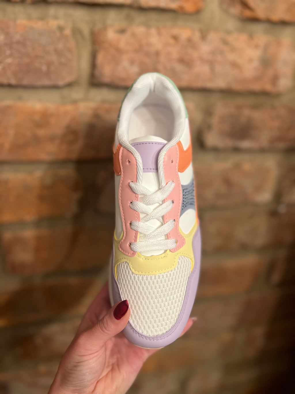 Multi coloured trainers