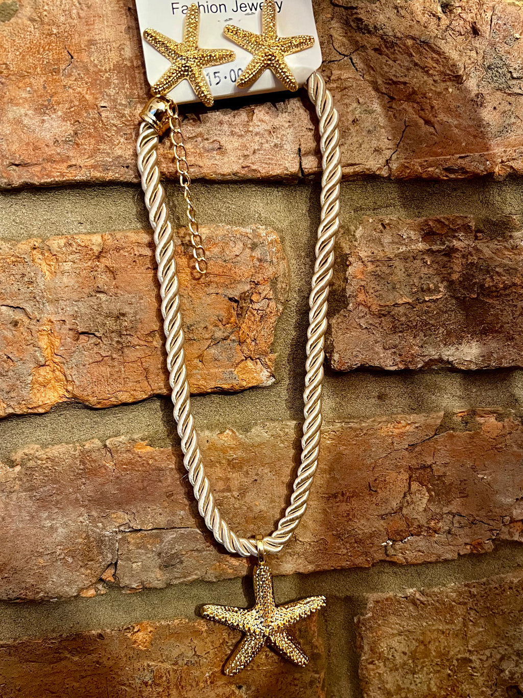 Starfish Necklace and Earring Set