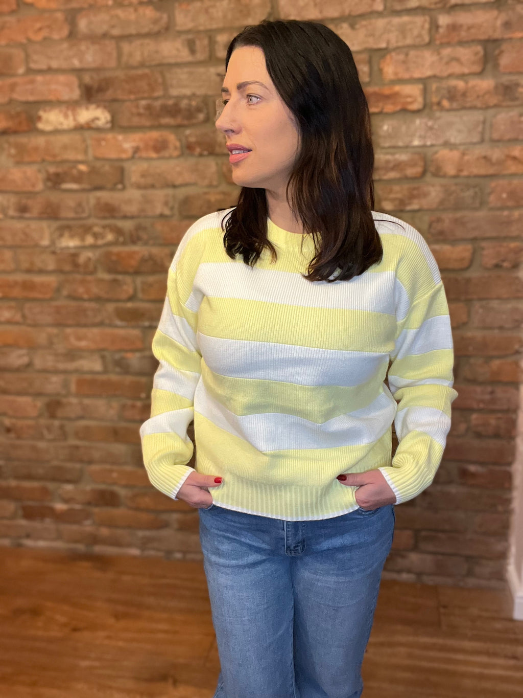 Stripped jumper