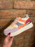 Multi coloured trainers