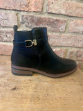 Black ankle boots