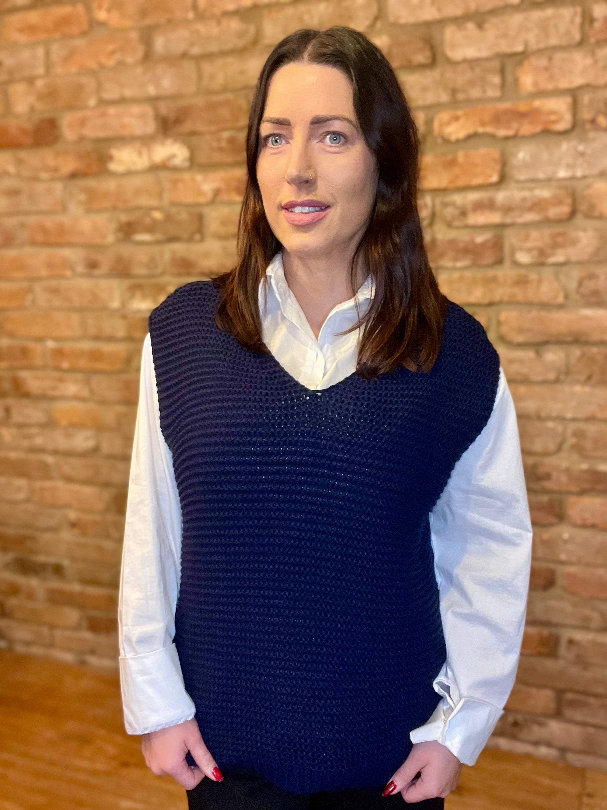 Knitted vest