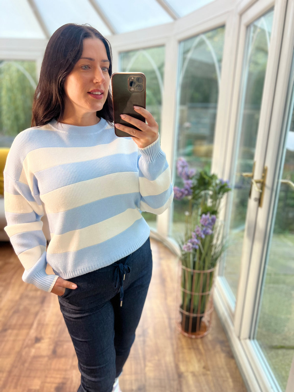 Stripped jumper