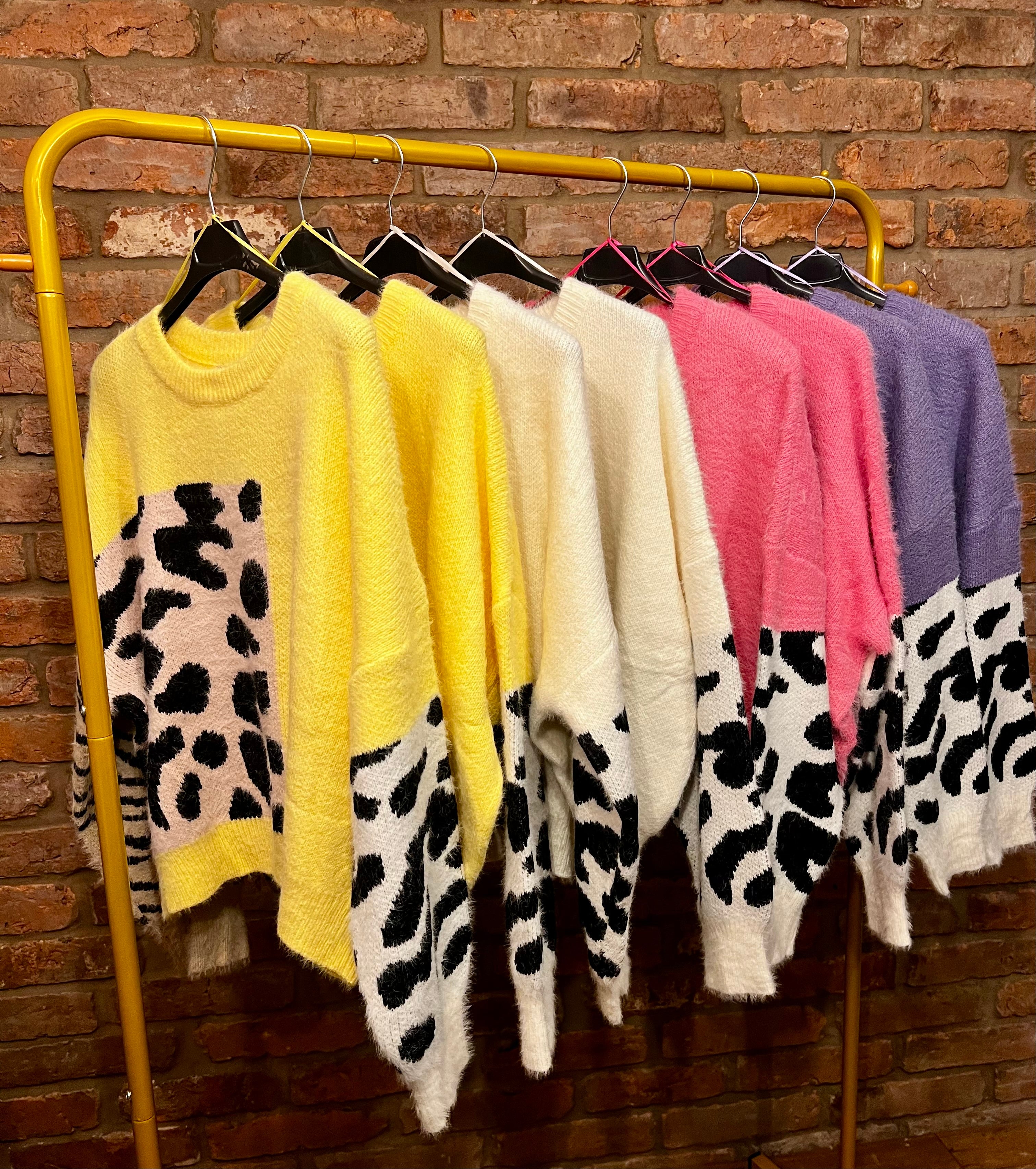 Multi coloured jumpers