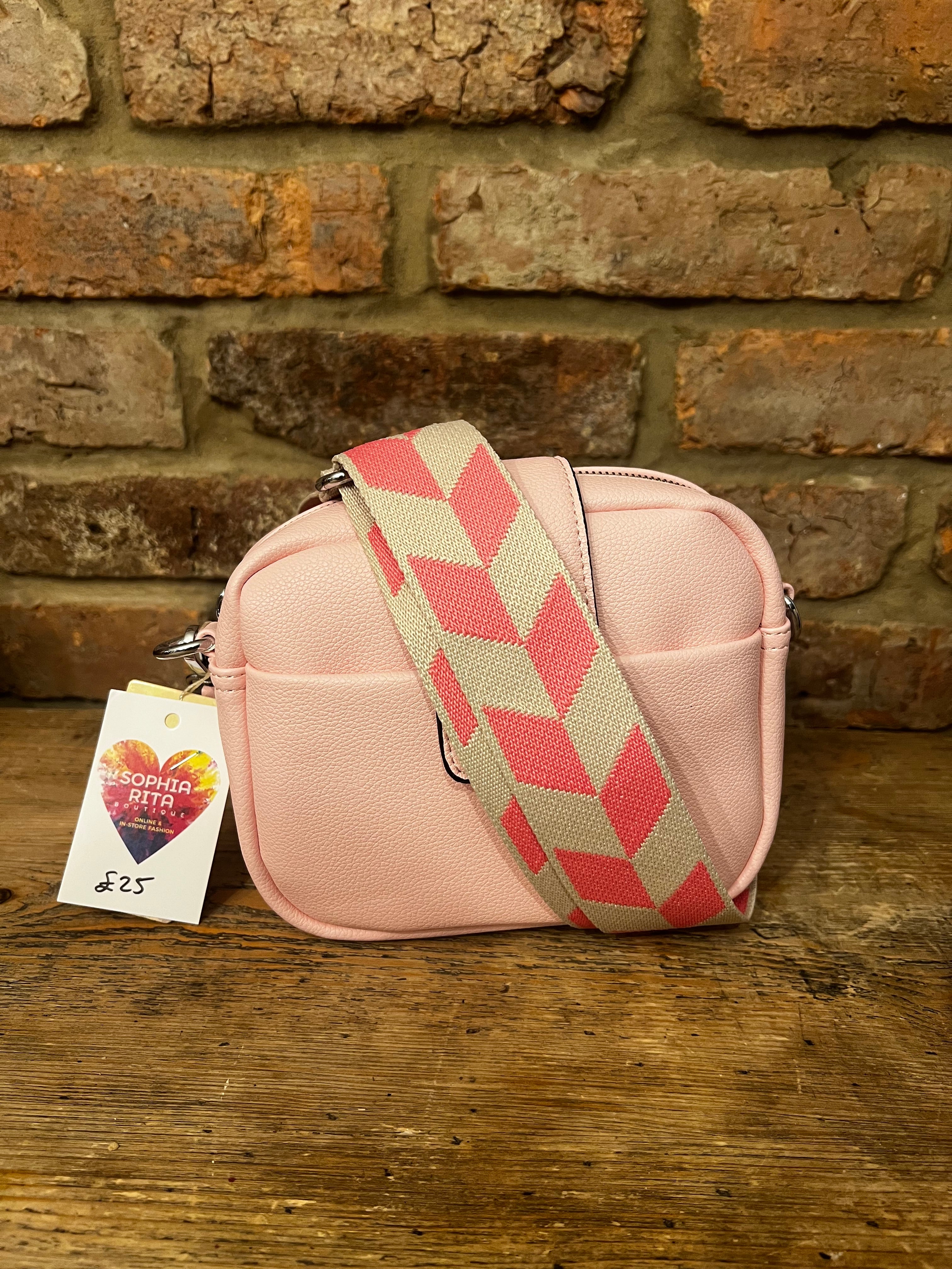 Crossbody handbags with matching straps