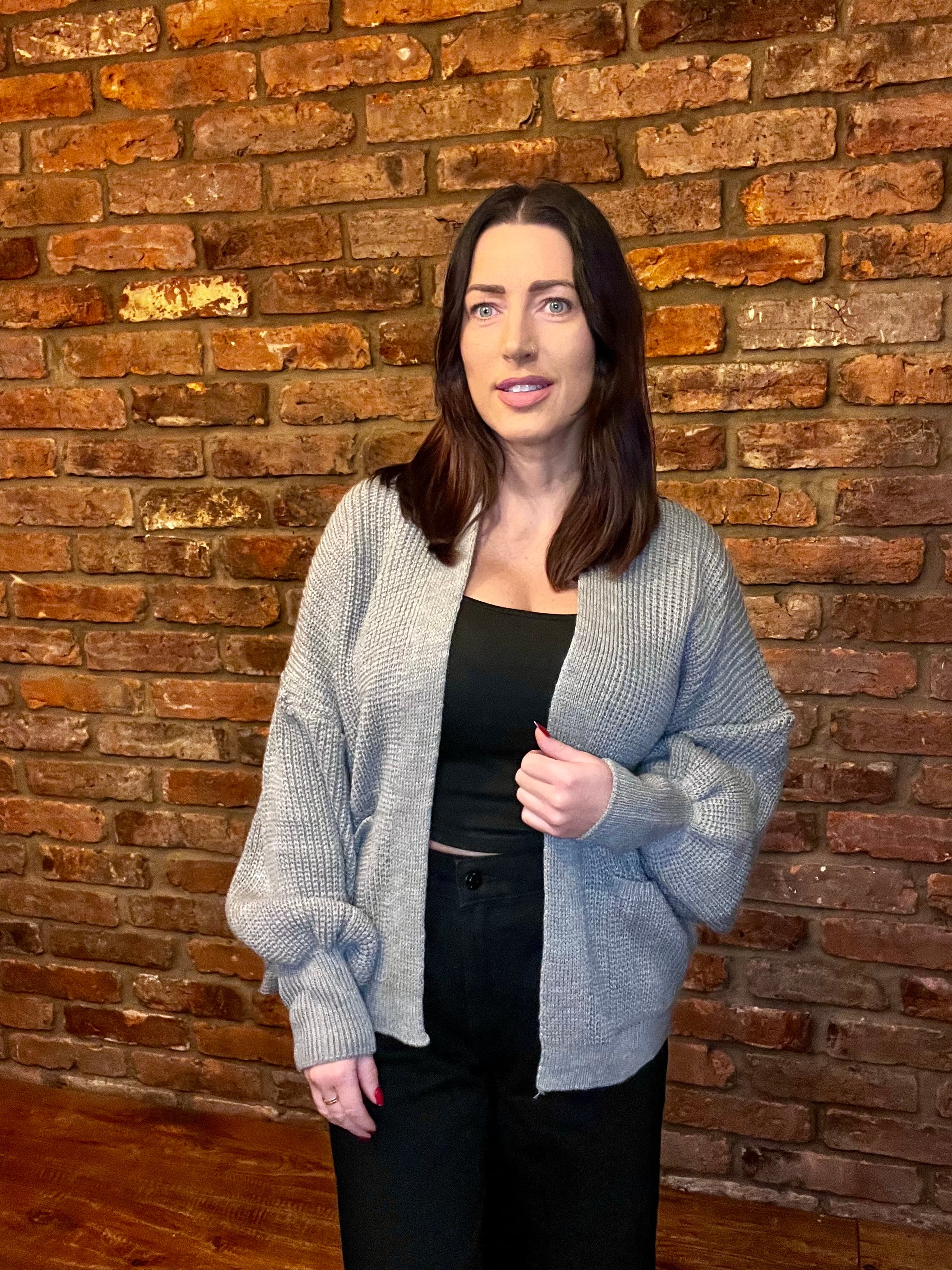 Short Knitted Cardigan