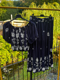 Bandeau top and trouser set