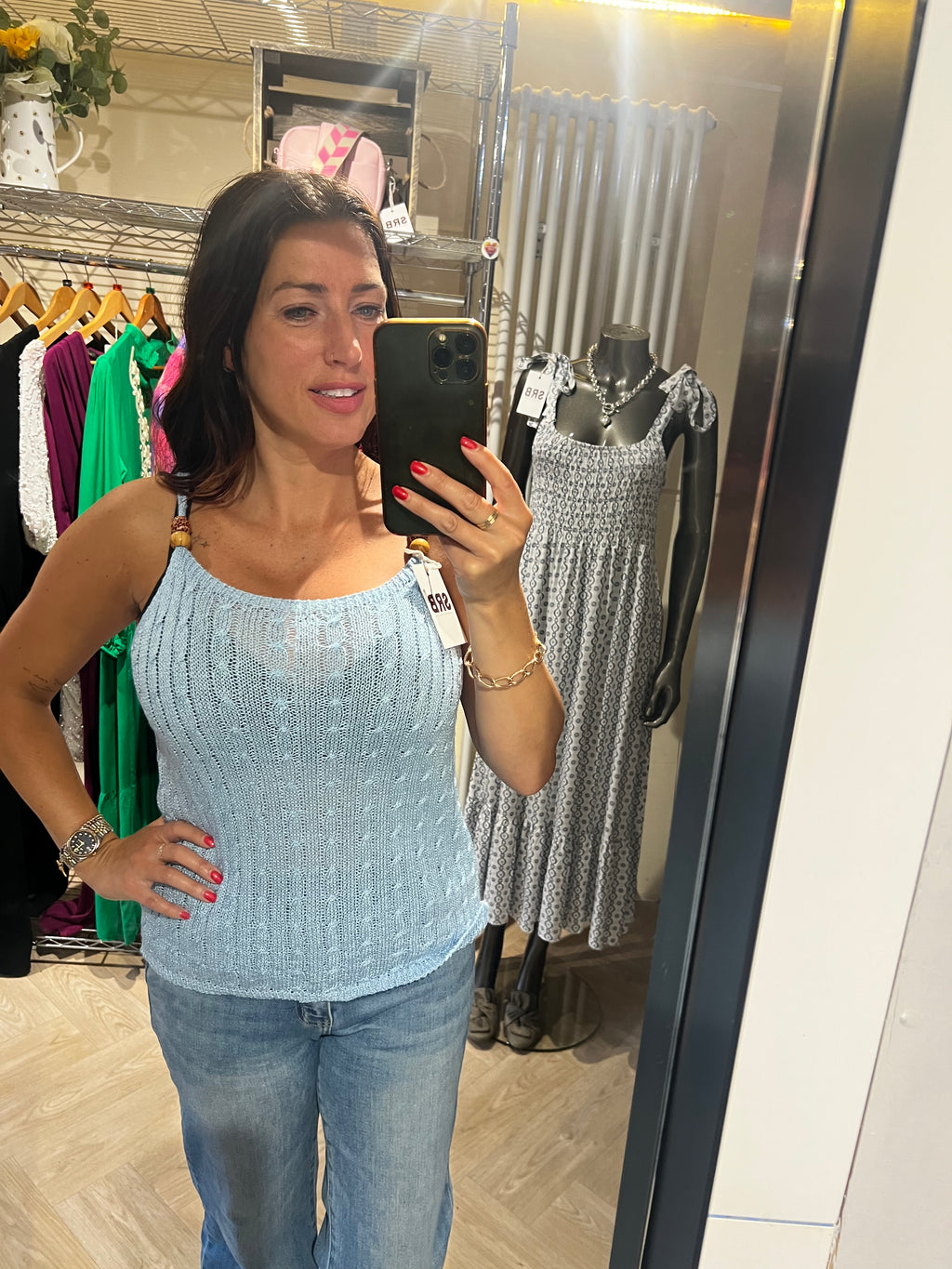 Crochet cami vests