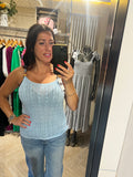 Crochet cami vests
