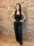 Black and Silver Sparkly Trousers